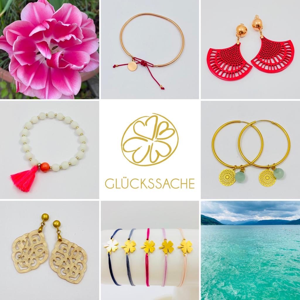 Glückssache Schmuck Collage